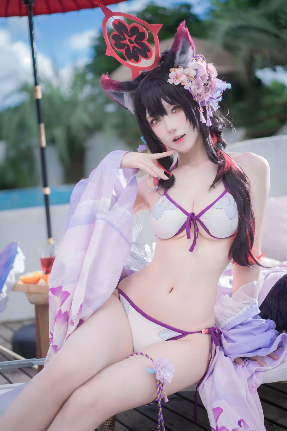 阿包也是兔娘_蔚蓝档案_狐坂若藻_水着_32P_187MB